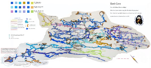 Tank Cave map