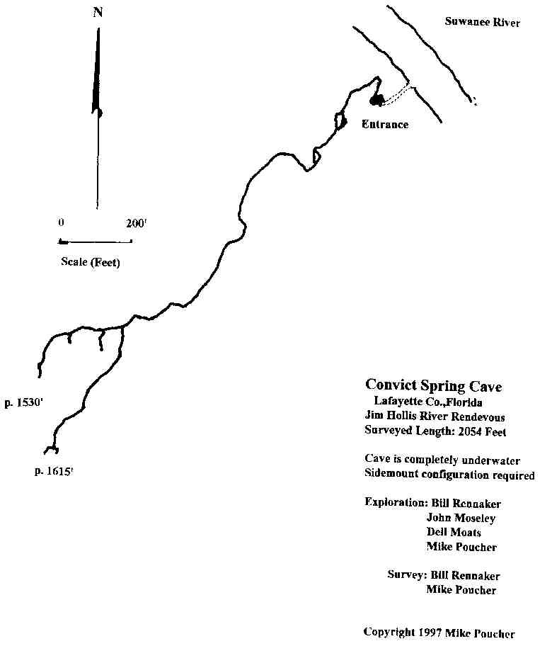 Convict cave map