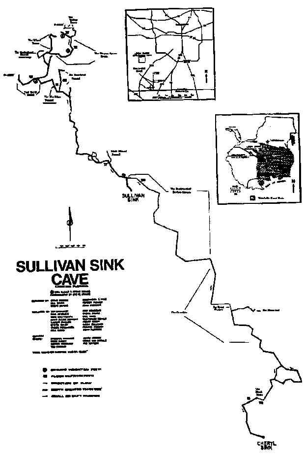 Leon Sinks - Sullivan Sink map USA