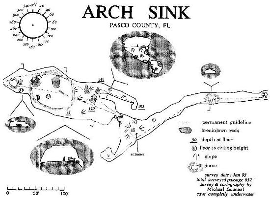 Arch Sink USA map