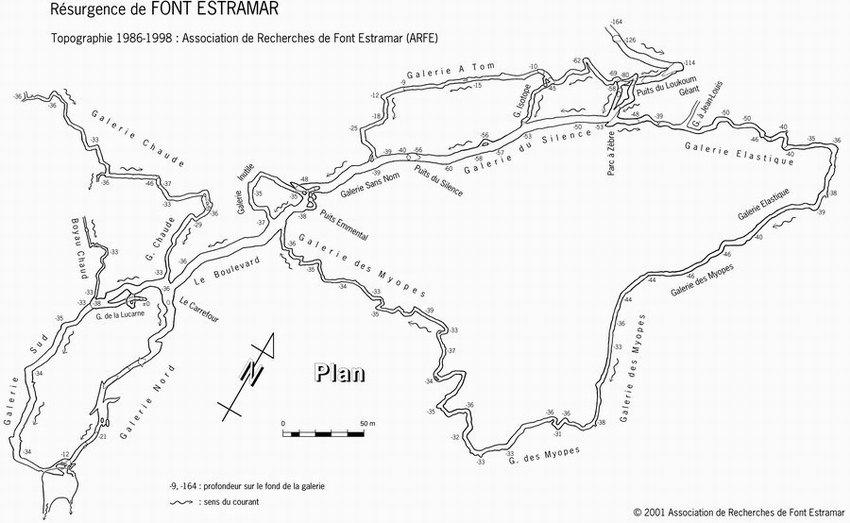Font Estramar map